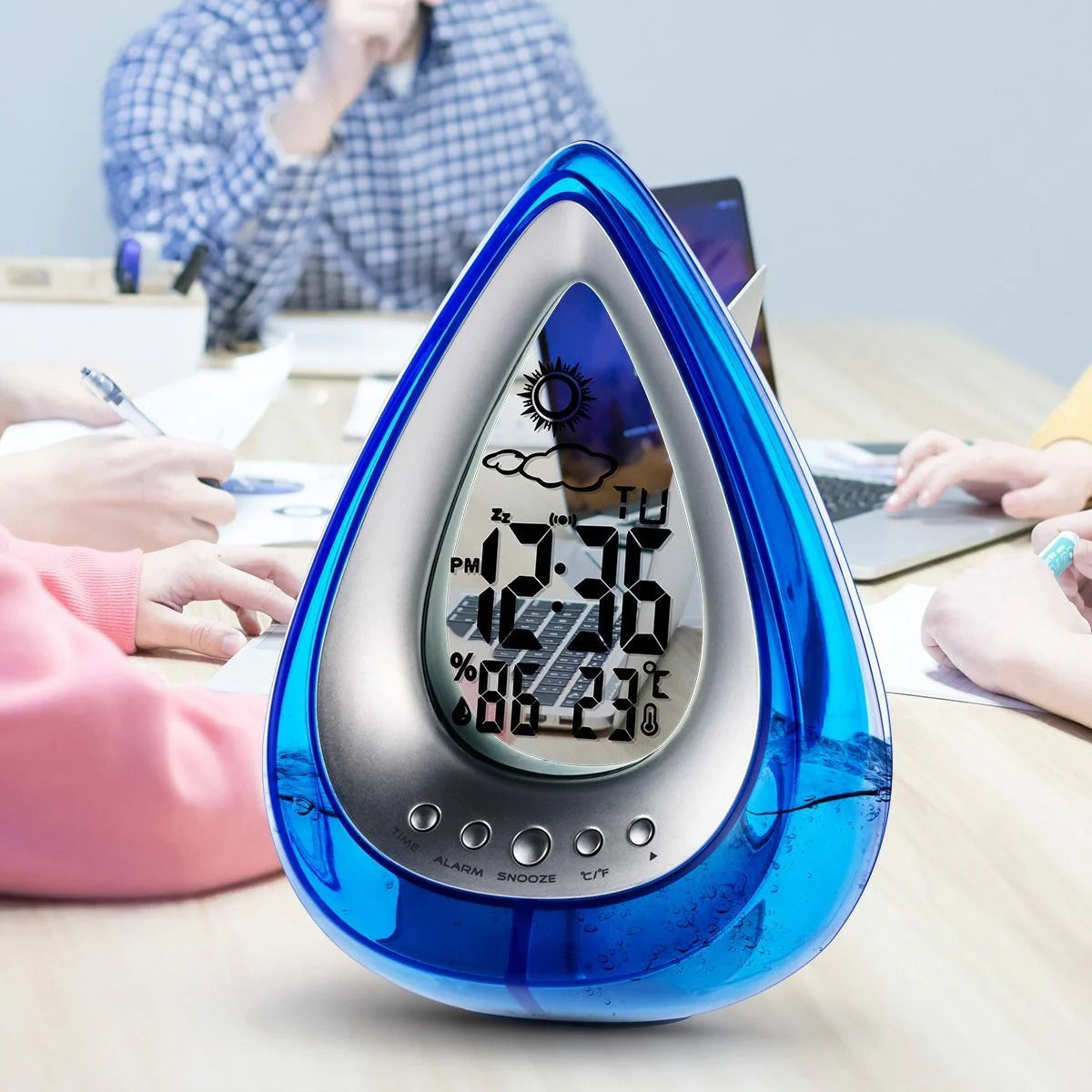 Digital LCD Alarm Clock