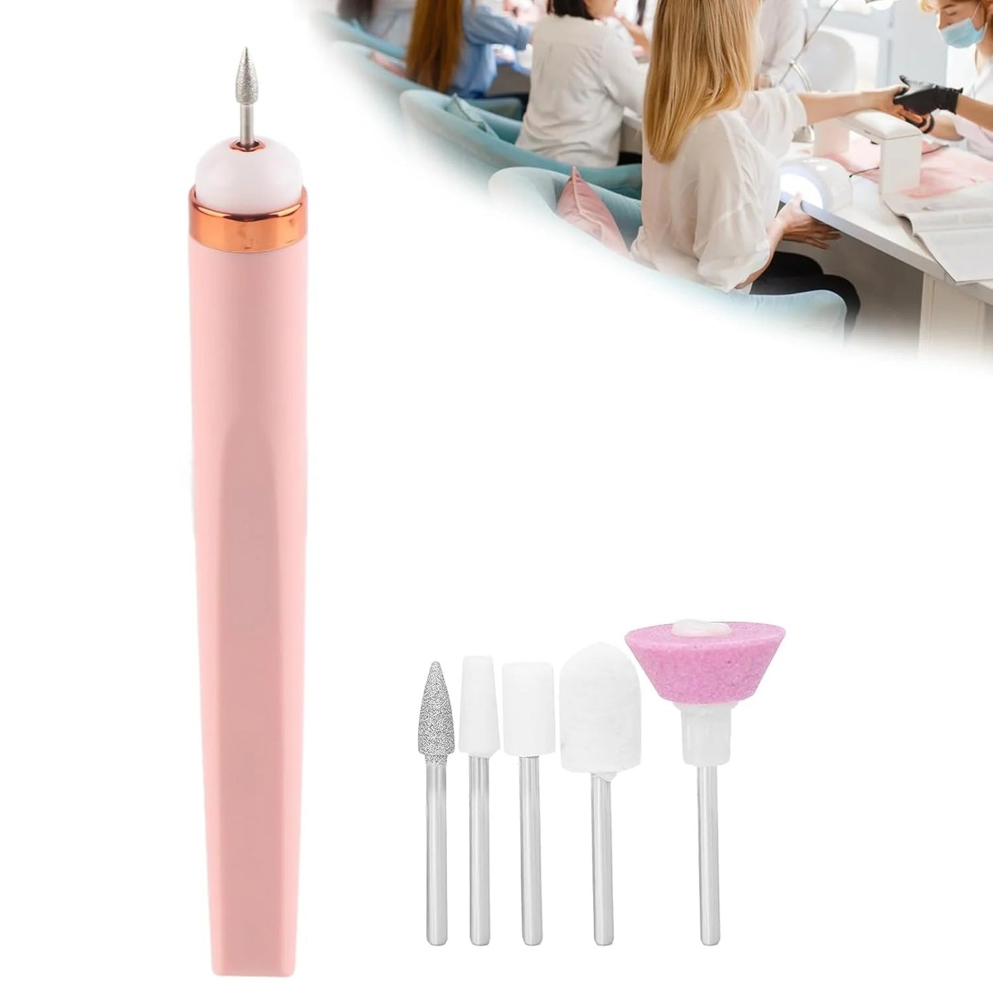 Rechargeable Salon Nails Kit – FLOWERS Salon Nails Professional Nail Care Tool