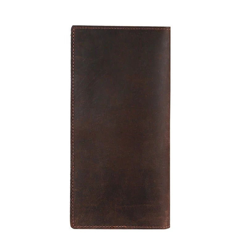 Horse Long Wallet – Genuine Leather Hand-held Men's Card Holder