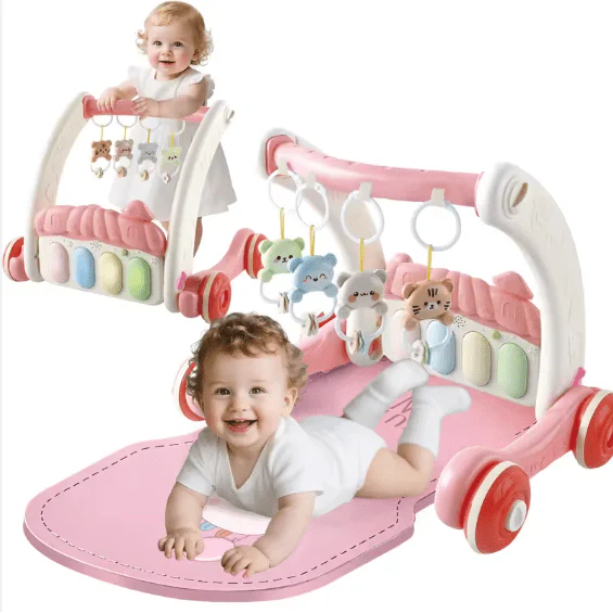 Kids Game 2-in-1 Baby Gym & Walker