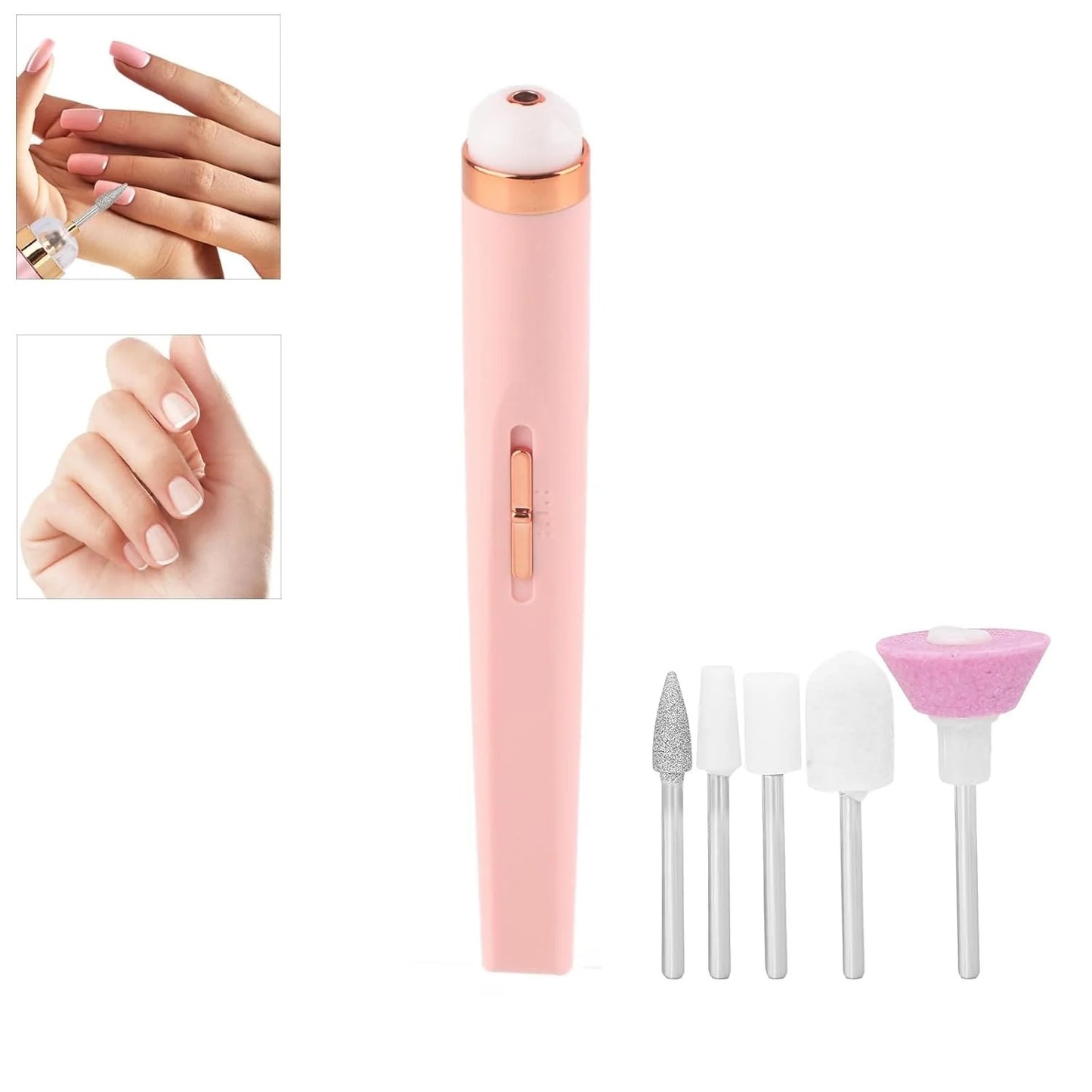 Rechargeable Salon Nails Kit – FLOWERS Salon Nails Professional Nail Care Tool
