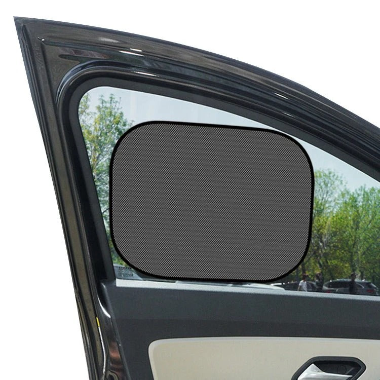 Car Sunshade & Electrostatic Barrier – 4-Pack Universal Window Sun Shield