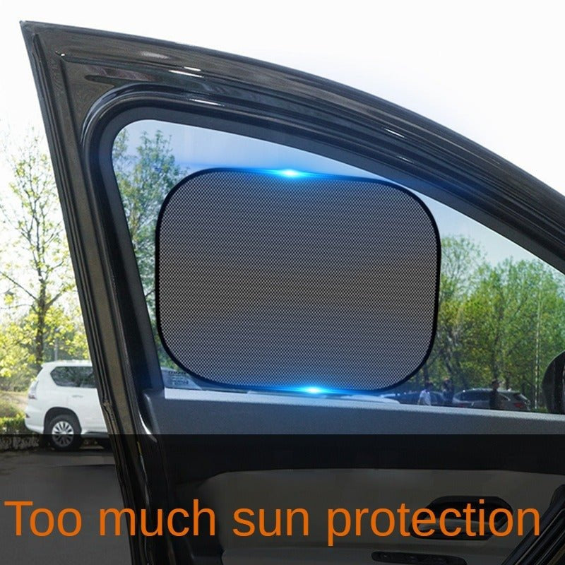 Car Sunshade & Electrostatic Barrier – 4-Pack Universal Window Sun Shield