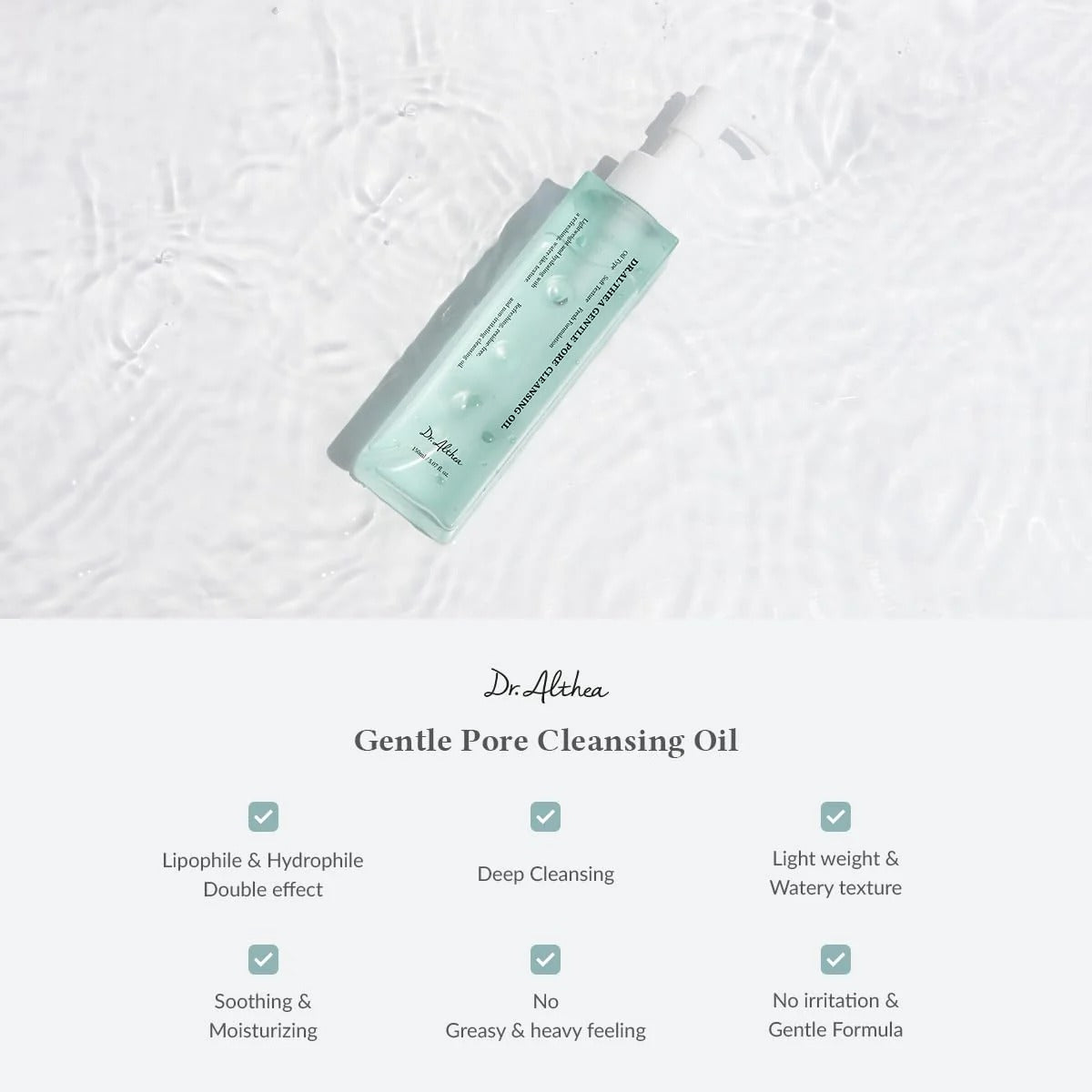 Dr. Althea Cleansing Oil – Vegan Gentle Pore Cleansing Oil 150ml