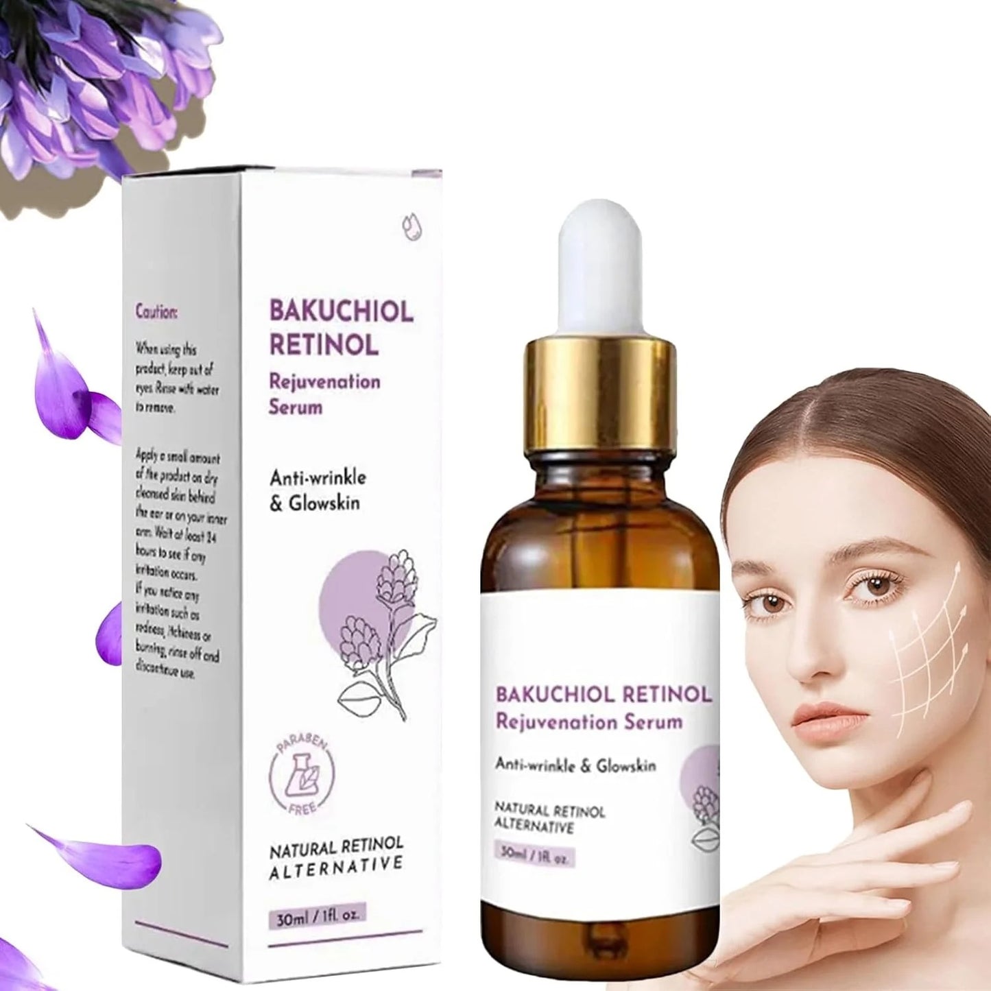 Venature Bakuchiol Retinol Serum – Anti-Wrinkle Rejuvenation Serum 30ml